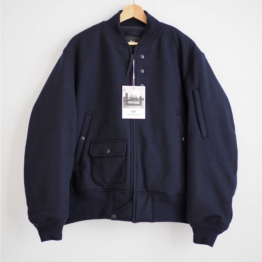 Engineered Garments pufftech bomber Uniqlo heattech jacket NEW Navy